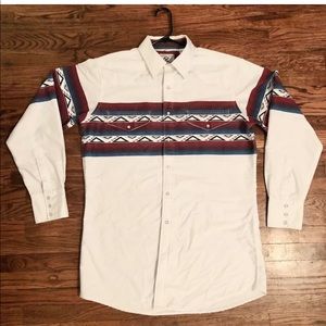Corral West Mens Button Down Western Shirt L